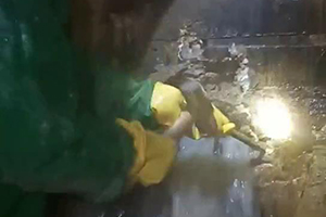 丽水消防水池堵漏施工视频