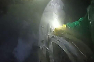 丽水消防水池堵漏现场