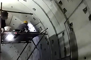 丽水地铁堵漏现场视频